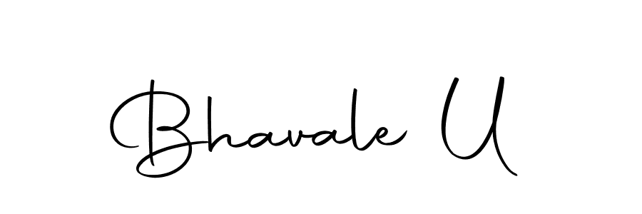 Also we have Bhavale U name is the best signature style. Create professional handwritten signature collection using Autography-DOLnW autograph style. Bhavale U signature style 10 images and pictures png