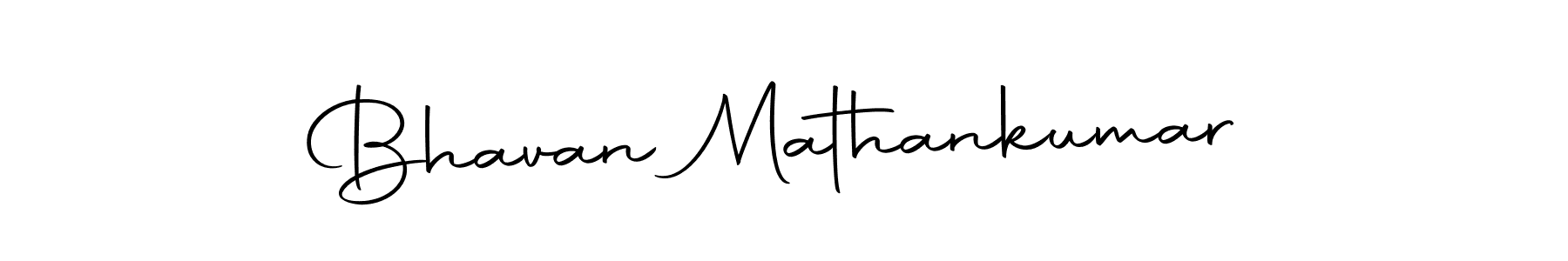 Design your own signature with our free online signature maker. With this signature software, you can create a handwritten (Autography-DOLnW) signature for name Bhavan Mathankumar. Bhavan Mathankumar signature style 10 images and pictures png
