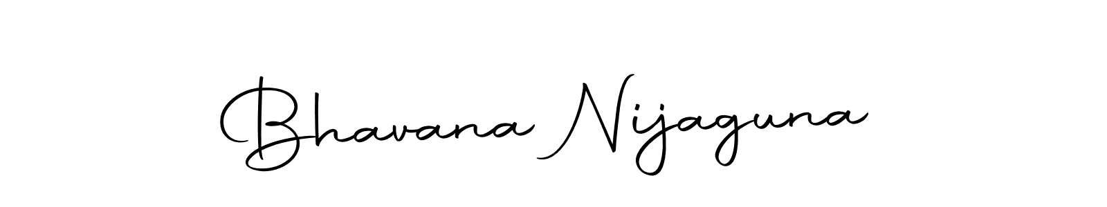 Create a beautiful signature design for name Bhavana Nijaguna. With this signature (Autography-DOLnW) fonts, you can make a handwritten signature for free. Bhavana Nijaguna signature style 10 images and pictures png