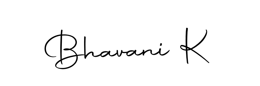 Make a short Bhavani K signature style. Manage your documents anywhere anytime using Autography-DOLnW. Create and add eSignatures, submit forms, share and send files easily. Bhavani K signature style 10 images and pictures png