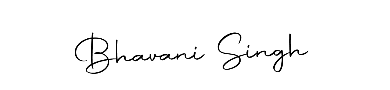 Create a beautiful signature design for name Bhavani Singh. With this signature (Autography-DOLnW) fonts, you can make a handwritten signature for free. Bhavani Singh signature style 10 images and pictures png