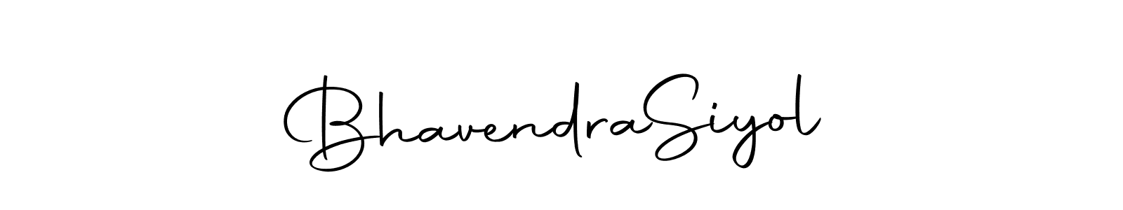 How to make Bhavendra  Siyol signature? Autography-DOLnW is a professional autograph style. Create handwritten signature for Bhavendra  Siyol name. Bhavendra  Siyol signature style 10 images and pictures png