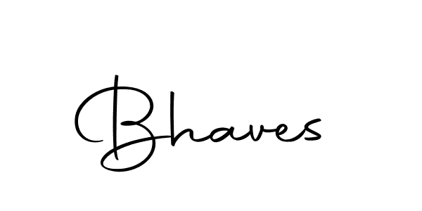 Design your own signature with our free online signature maker. With this signature software, you can create a handwritten (Autography-DOLnW) signature for name Bhaves. Bhaves signature style 10 images and pictures png