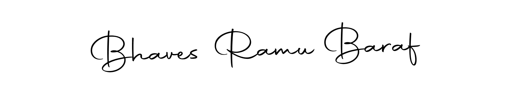 Create a beautiful signature design for name Bhaves Ramu Baraf. With this signature (Autography-DOLnW) fonts, you can make a handwritten signature for free. Bhaves Ramu Baraf signature style 10 images and pictures png