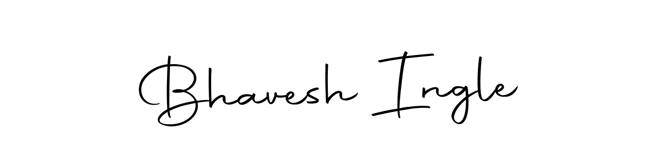 Design your own signature with our free online signature maker. With this signature software, you can create a handwritten (Autography-DOLnW) signature for name Bhavesh Ingle. Bhavesh Ingle signature style 10 images and pictures png
