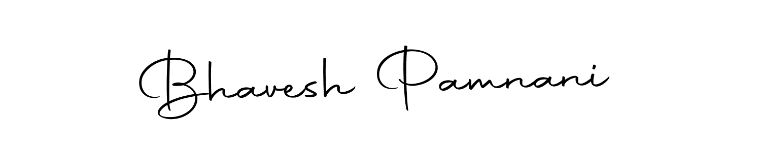 Create a beautiful signature design for name Bhavesh Pamnani. With this signature (Autography-DOLnW) fonts, you can make a handwritten signature for free. Bhavesh Pamnani signature style 10 images and pictures png