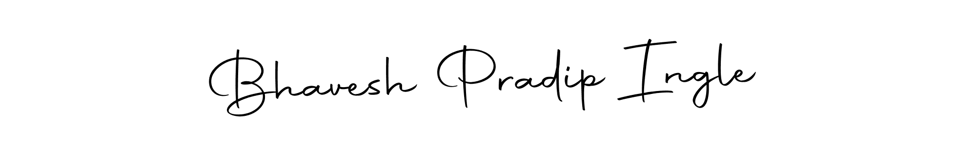 Create a beautiful signature design for name Bhavesh Pradip Ingle. With this signature (Autography-DOLnW) fonts, you can make a handwritten signature for free. Bhavesh Pradip Ingle signature style 10 images and pictures png