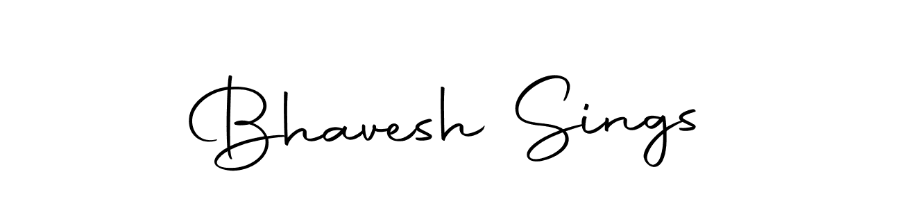 Design your own signature with our free online signature maker. With this signature software, you can create a handwritten (Autography-DOLnW) signature for name Bhavesh Sings. Bhavesh Sings signature style 10 images and pictures png