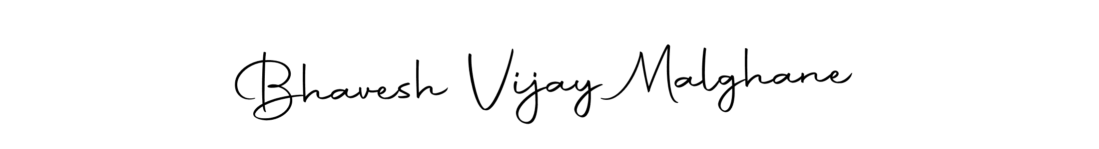 Make a beautiful signature design for name Bhavesh Vijay Malghane. With this signature (Autography-DOLnW) style, you can create a handwritten signature for free. Bhavesh Vijay Malghane signature style 10 images and pictures png