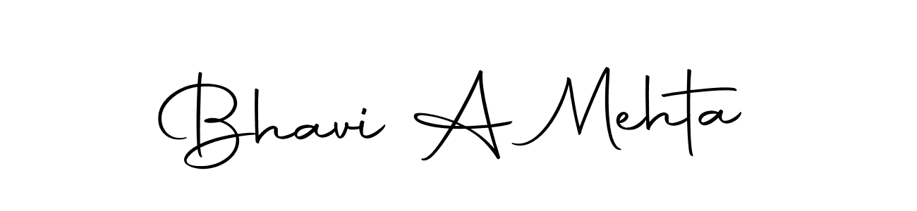 Create a beautiful signature design for name Bhavi A Mehta. With this signature (Autography-DOLnW) fonts, you can make a handwritten signature for free. Bhavi A Mehta signature style 10 images and pictures png