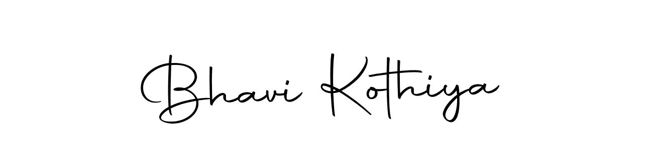 Use a signature maker to create a handwritten signature online. With this signature software, you can design (Autography-DOLnW) your own signature for name Bhavi Kothiya. Bhavi Kothiya signature style 10 images and pictures png
