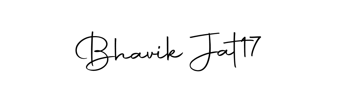 Design your own signature with our free online signature maker. With this signature software, you can create a handwritten (Autography-DOLnW) signature for name Bhavik Jat17. Bhavik Jat17 signature style 10 images and pictures png