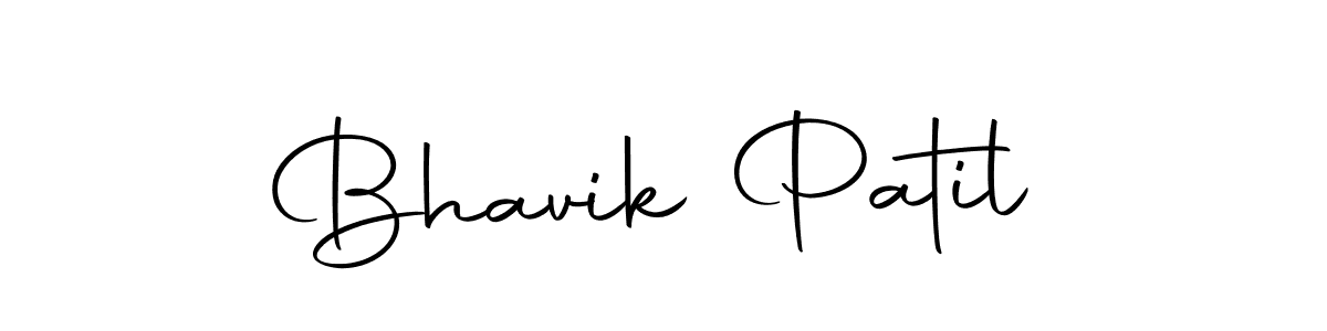 How to make Bhavik Patil name signature. Use Autography-DOLnW style for creating short signs online. This is the latest handwritten sign. Bhavik Patil signature style 10 images and pictures png