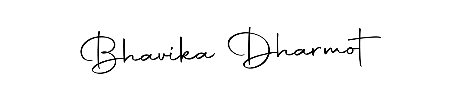 How to make Bhavika Dharmot name signature. Use Autography-DOLnW style for creating short signs online. This is the latest handwritten sign. Bhavika Dharmot signature style 10 images and pictures png