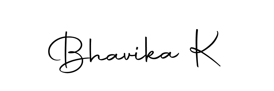 You should practise on your own different ways (Autography-DOLnW) to write your name (Bhavika K) in signature. don't let someone else do it for you. Bhavika K signature style 10 images and pictures png