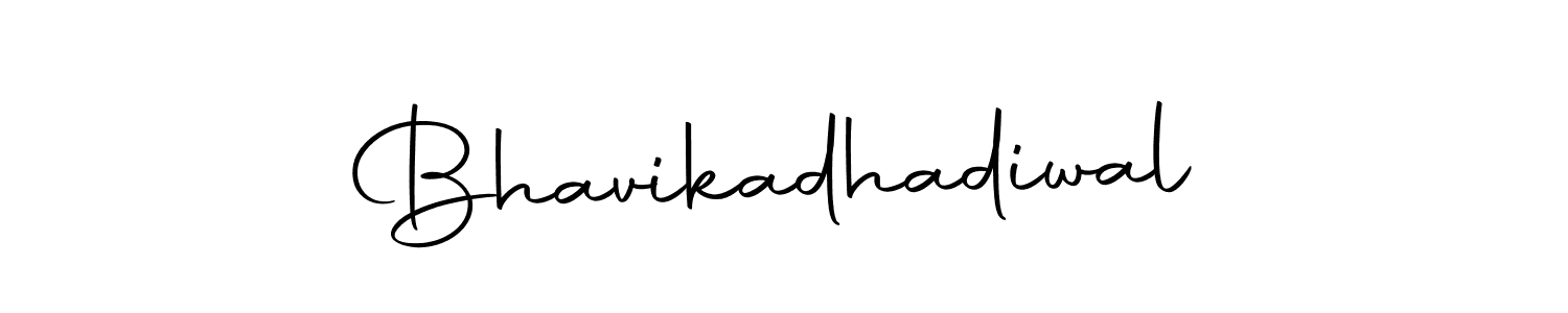 Make a beautiful signature design for name Bhavikadhadiwal. With this signature (Autography-DOLnW) style, you can create a handwritten signature for free. Bhavikadhadiwal signature style 10 images and pictures png