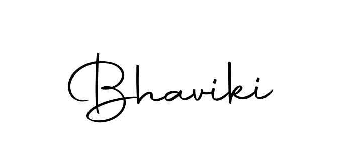 Design your own signature with our free online signature maker. With this signature software, you can create a handwritten (Autography-DOLnW) signature for name Bhaviki. Bhaviki signature style 10 images and pictures png