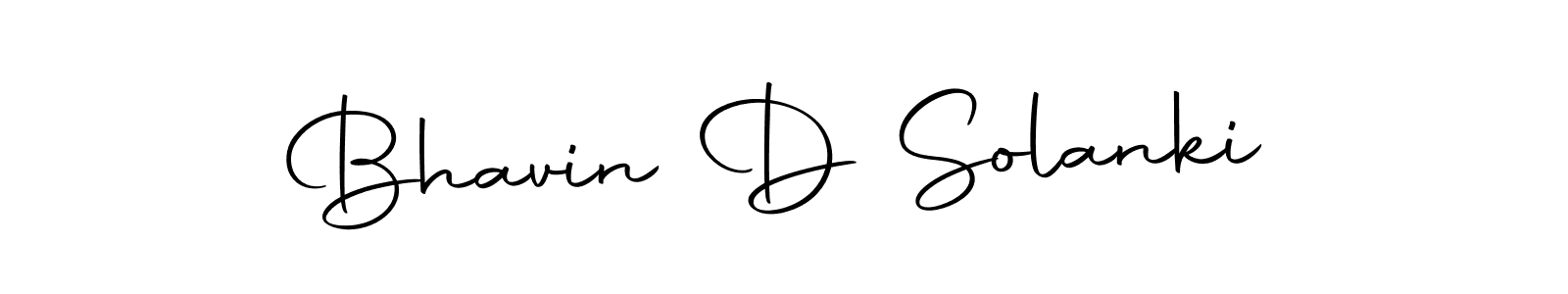 Make a beautiful signature design for name Bhavin D Solanki. With this signature (Autography-DOLnW) style, you can create a handwritten signature for free. Bhavin D Solanki signature style 10 images and pictures png