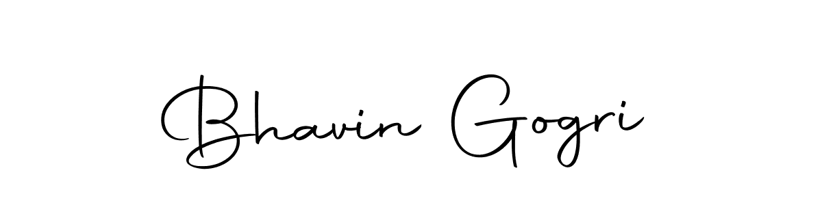 Create a beautiful signature design for name Bhavin Gogri. With this signature (Autography-DOLnW) fonts, you can make a handwritten signature for free. Bhavin Gogri signature style 10 images and pictures png