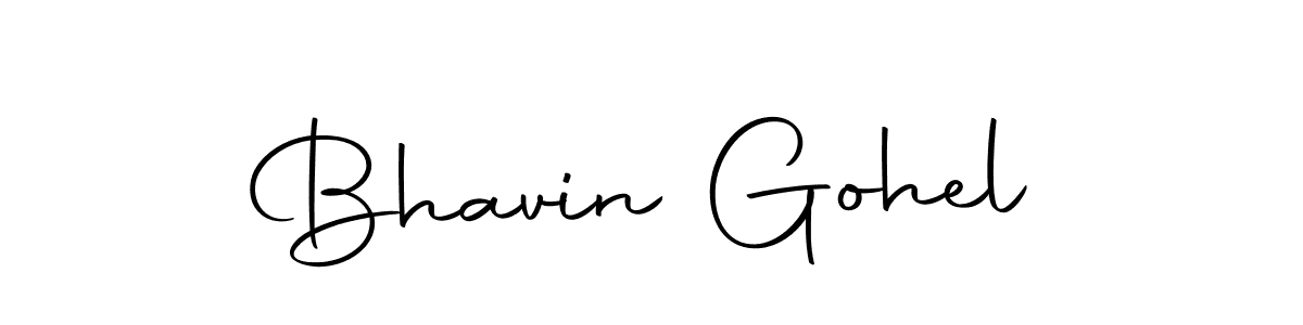 Make a beautiful signature design for name Bhavin Gohel. With this signature (Autography-DOLnW) style, you can create a handwritten signature for free. Bhavin Gohel signature style 10 images and pictures png