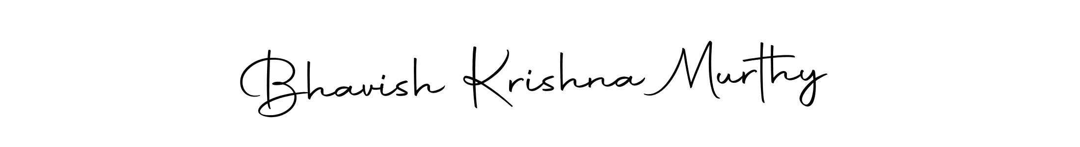 Create a beautiful signature design for name Bhavish Krishna Murthy. With this signature (Autography-DOLnW) fonts, you can make a handwritten signature for free. Bhavish Krishna Murthy signature style 10 images and pictures png