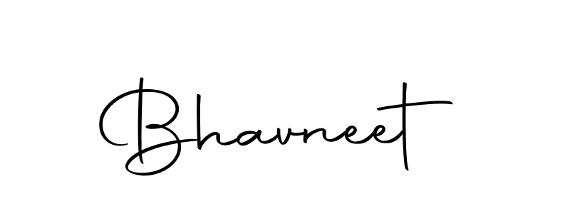 Use a signature maker to create a handwritten signature online. With this signature software, you can design (Autography-DOLnW) your own signature for name Bhavneet. Bhavneet signature style 10 images and pictures png