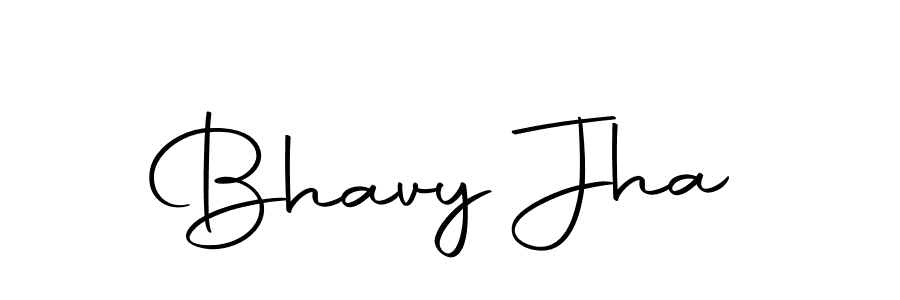 Design your own signature with our free online signature maker. With this signature software, you can create a handwritten (Autography-DOLnW) signature for name Bhavy Jha. Bhavy Jha signature style 10 images and pictures png