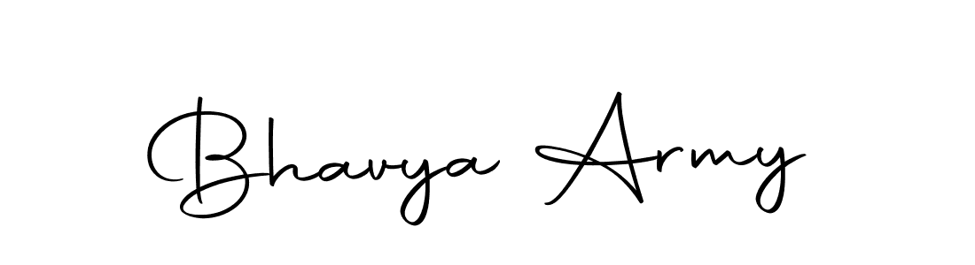 Make a beautiful signature design for name Bhavya Army. With this signature (Autography-DOLnW) style, you can create a handwritten signature for free. Bhavya Army signature style 10 images and pictures png