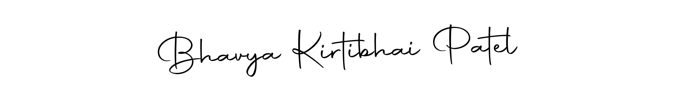 Make a beautiful signature design for name Bhavya Kirtibhai Patel. With this signature (Autography-DOLnW) style, you can create a handwritten signature for free. Bhavya Kirtibhai Patel signature style 10 images and pictures png