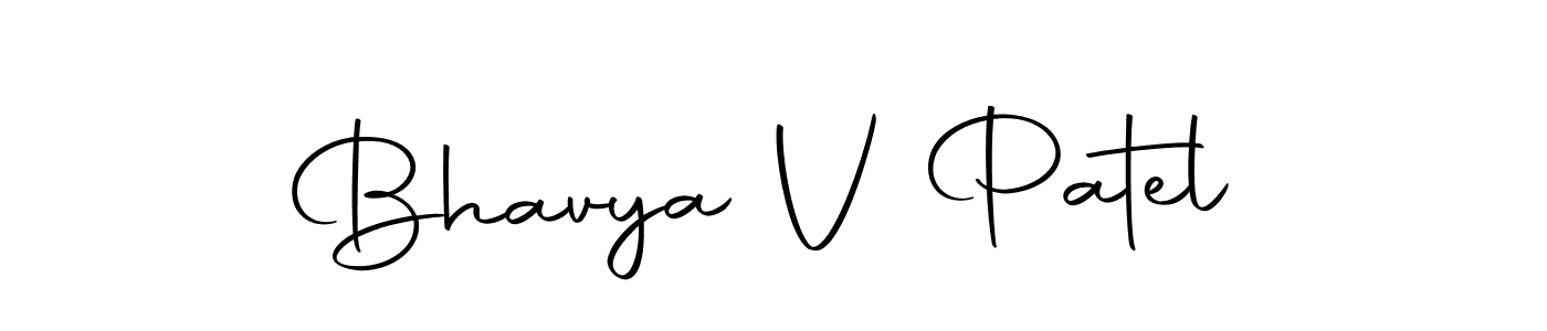 Make a beautiful signature design for name Bhavya V Patel. Use this online signature maker to create a handwritten signature for free. Bhavya V Patel signature style 10 images and pictures png