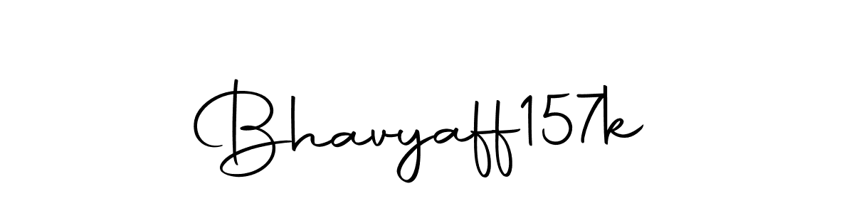 Create a beautiful signature design for name Bhavyaff157k. With this signature (Autography-DOLnW) fonts, you can make a handwritten signature for free. Bhavyaff157k signature style 10 images and pictures png