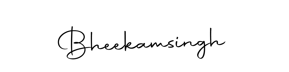 Make a beautiful signature design for name Bheekamsingh. With this signature (Autography-DOLnW) style, you can create a handwritten signature for free. Bheekamsingh signature style 10 images and pictures png