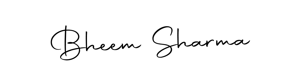 Bheem Sharma stylish signature style. Best Handwritten Sign (Autography-DOLnW) for my name. Handwritten Signature Collection Ideas for my name Bheem Sharma. Bheem Sharma signature style 10 images and pictures png