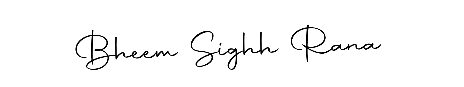 Design your own signature with our free online signature maker. With this signature software, you can create a handwritten (Autography-DOLnW) signature for name Bheem Sighh Rana. Bheem Sighh Rana signature style 10 images and pictures png