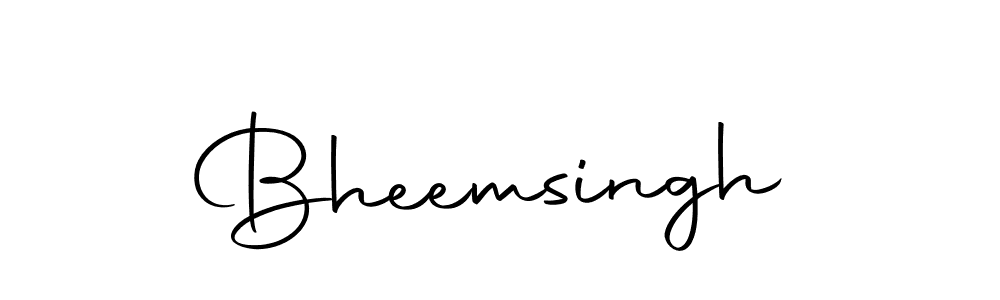 Create a beautiful signature design for name Bheemsingh. With this signature (Autography-DOLnW) fonts, you can make a handwritten signature for free. Bheemsingh signature style 10 images and pictures png