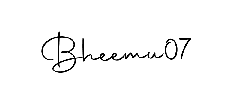 Bheemu07 stylish signature style. Best Handwritten Sign (Autography-DOLnW) for my name. Handwritten Signature Collection Ideas for my name Bheemu07. Bheemu07 signature style 10 images and pictures png