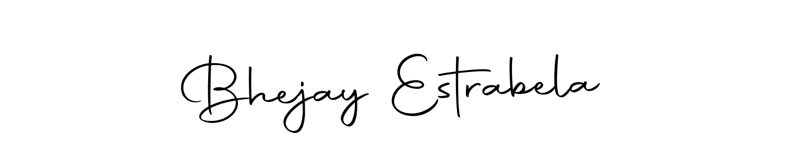 Create a beautiful signature design for name Bhejay Estrabela. With this signature (Autography-DOLnW) fonts, you can make a handwritten signature for free. Bhejay Estrabela signature style 10 images and pictures png