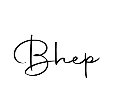 Use a signature maker to create a handwritten signature online. With this signature software, you can design (Autography-DOLnW) your own signature for name Bhep. Bhep signature style 10 images and pictures png