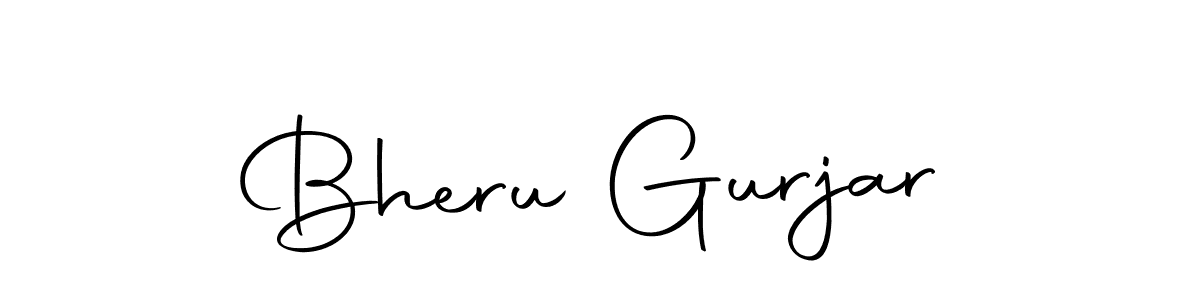 You can use this online signature creator to create a handwritten signature for the name Bheru Gurjar. This is the best online autograph maker. Bheru Gurjar signature style 10 images and pictures png