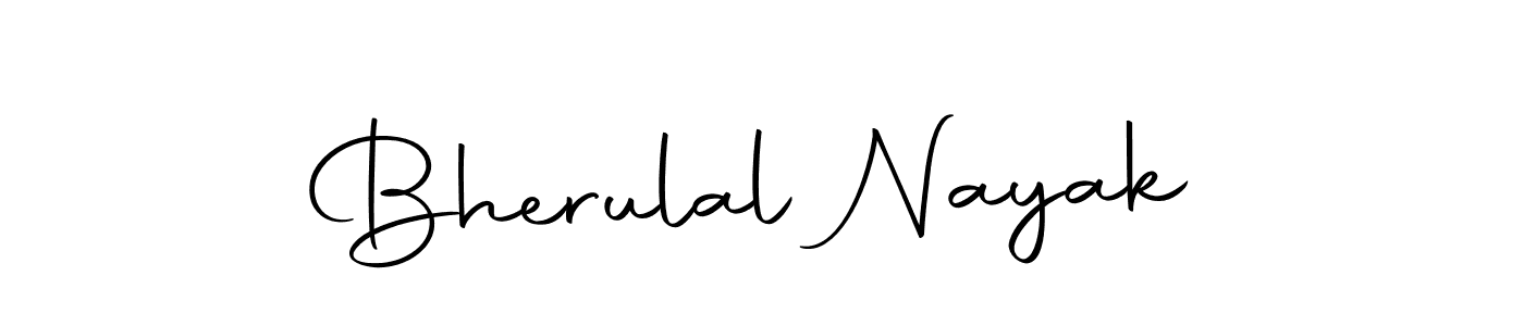 Design your own signature with our free online signature maker. With this signature software, you can create a handwritten (Autography-DOLnW) signature for name Bherulal Nayak. Bherulal Nayak signature style 10 images and pictures png