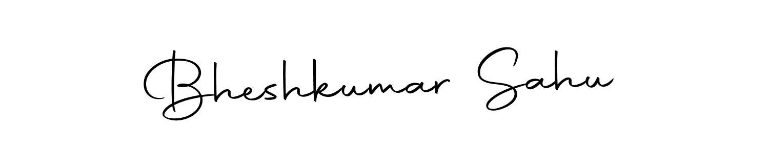 Make a beautiful signature design for name Bheshkumar Sahu. Use this online signature maker to create a handwritten signature for free. Bheshkumar Sahu signature style 10 images and pictures png