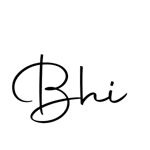 How to make Bhi signature? Autography-DOLnW is a professional autograph style. Create handwritten signature for Bhi name. Bhi signature style 10 images and pictures png