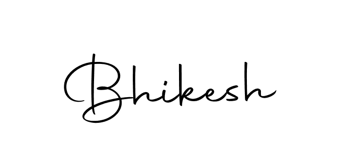 Design your own signature with our free online signature maker. With this signature software, you can create a handwritten (Autography-DOLnW) signature for name Bhikesh. Bhikesh signature style 10 images and pictures png