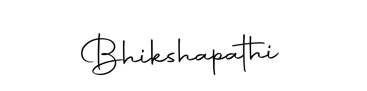 Create a beautiful signature design for name Bhikshapathi. With this signature (Autography-DOLnW) fonts, you can make a handwritten signature for free. Bhikshapathi signature style 10 images and pictures png