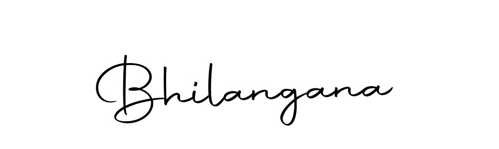 Create a beautiful signature design for name Bhilangana. With this signature (Autography-DOLnW) fonts, you can make a handwritten signature for free. Bhilangana signature style 10 images and pictures png