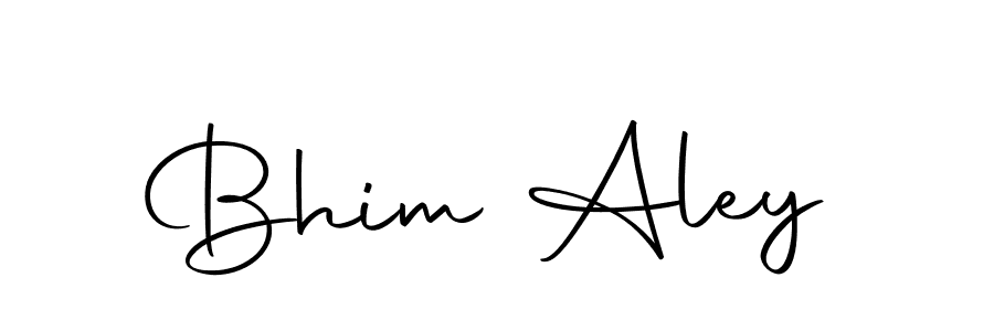 Design your own signature with our free online signature maker. With this signature software, you can create a handwritten (Autography-DOLnW) signature for name Bhim Aley. Bhim Aley signature style 10 images and pictures png