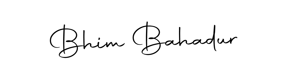 Create a beautiful signature design for name Bhim Bahadur. With this signature (Autography-DOLnW) fonts, you can make a handwritten signature for free. Bhim Bahadur signature style 10 images and pictures png