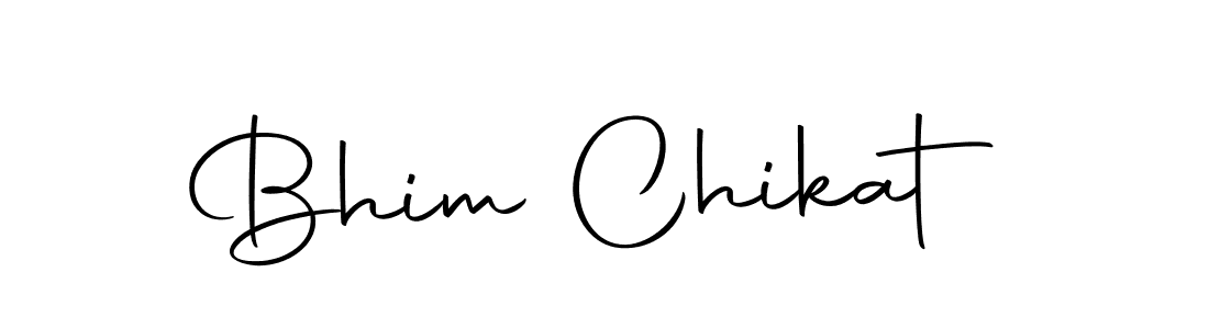 Create a beautiful signature design for name Bhim Chikat. With this signature (Autography-DOLnW) fonts, you can make a handwritten signature for free. Bhim Chikat signature style 10 images and pictures png