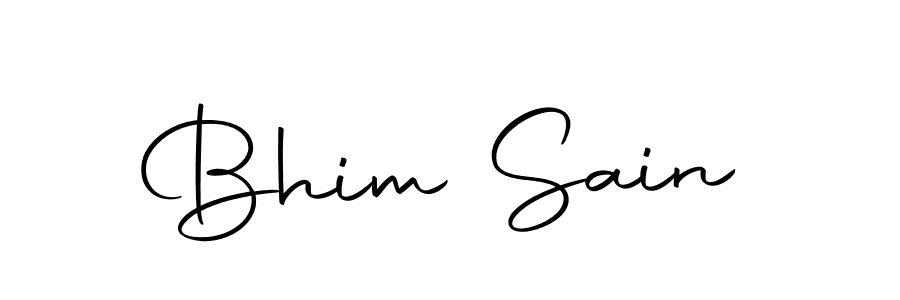 Make a beautiful signature design for name Bhim Sain. With this signature (Autography-DOLnW) style, you can create a handwritten signature for free. Bhim Sain signature style 10 images and pictures png