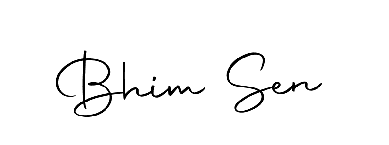 Bhim Sen stylish signature style. Best Handwritten Sign (Autography-DOLnW) for my name. Handwritten Signature Collection Ideas for my name Bhim Sen. Bhim Sen signature style 10 images and pictures png